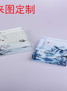 方形橱窗展示台水晶现代简约