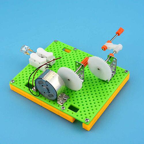 精选科技小制作diy手摇发电机小学生steam科学实验玩具手工材料
