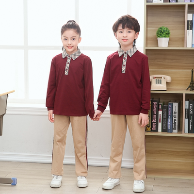 珠海香洲区小学生同款校服夏秋速干套装长袖长裤套装统一班服定制