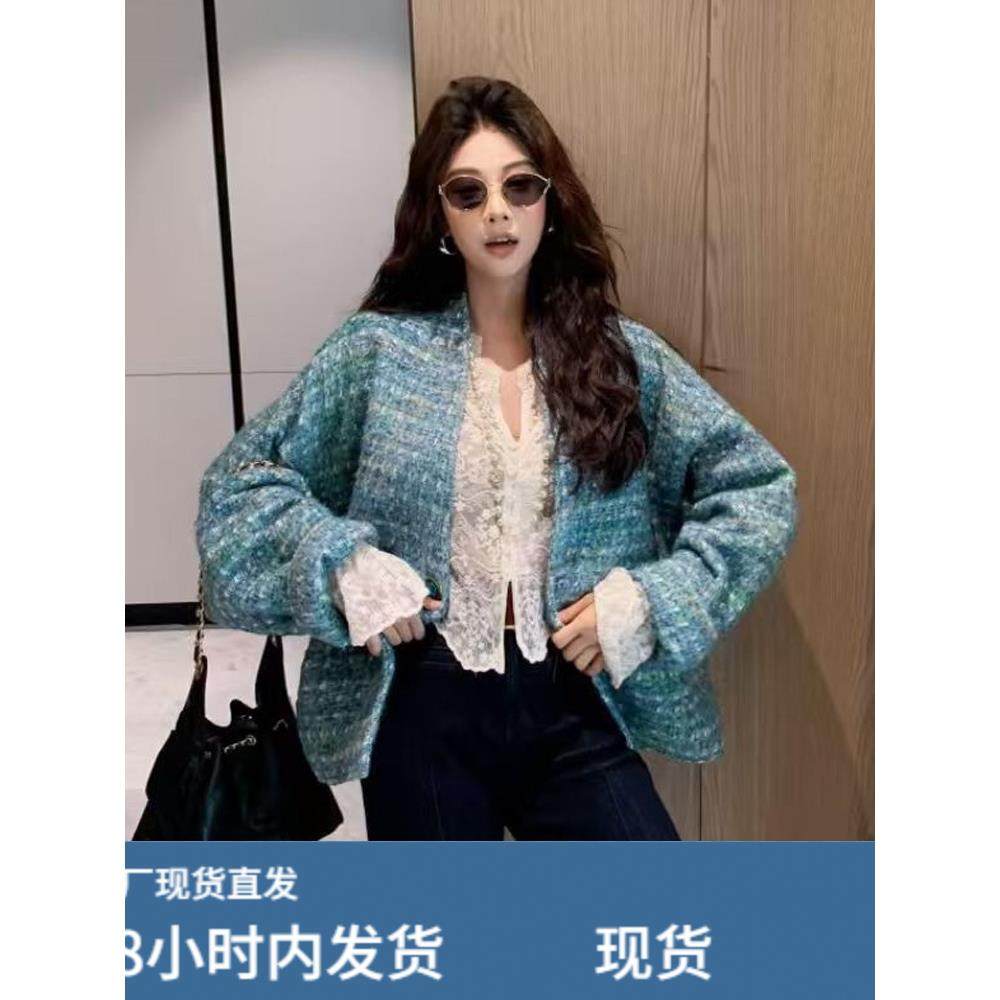 法式小香风粗花呢薄款外套女秋冬外搭宽松显瘦别致覆古高级感上衣,运动/瑜伽/健身/球迷用品,广场舞套装,淘宝优惠券,粉丝福利购,淘宝优惠卷