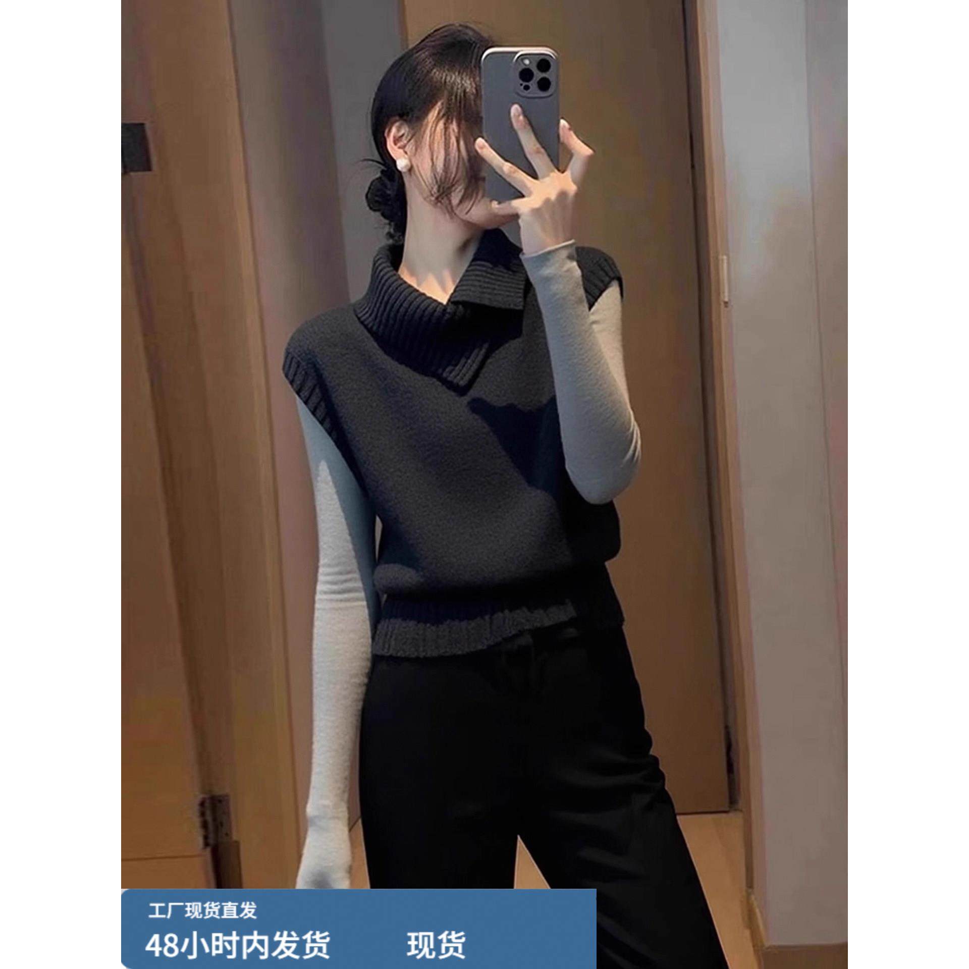 深灰色针织毛衣马甲女款2025秋冬新款巨好看的别致高级感背心上衣,孕妇装/孕产妇用品/营养,套装,淘宝优惠券,粉丝福利购,淘宝优惠卷