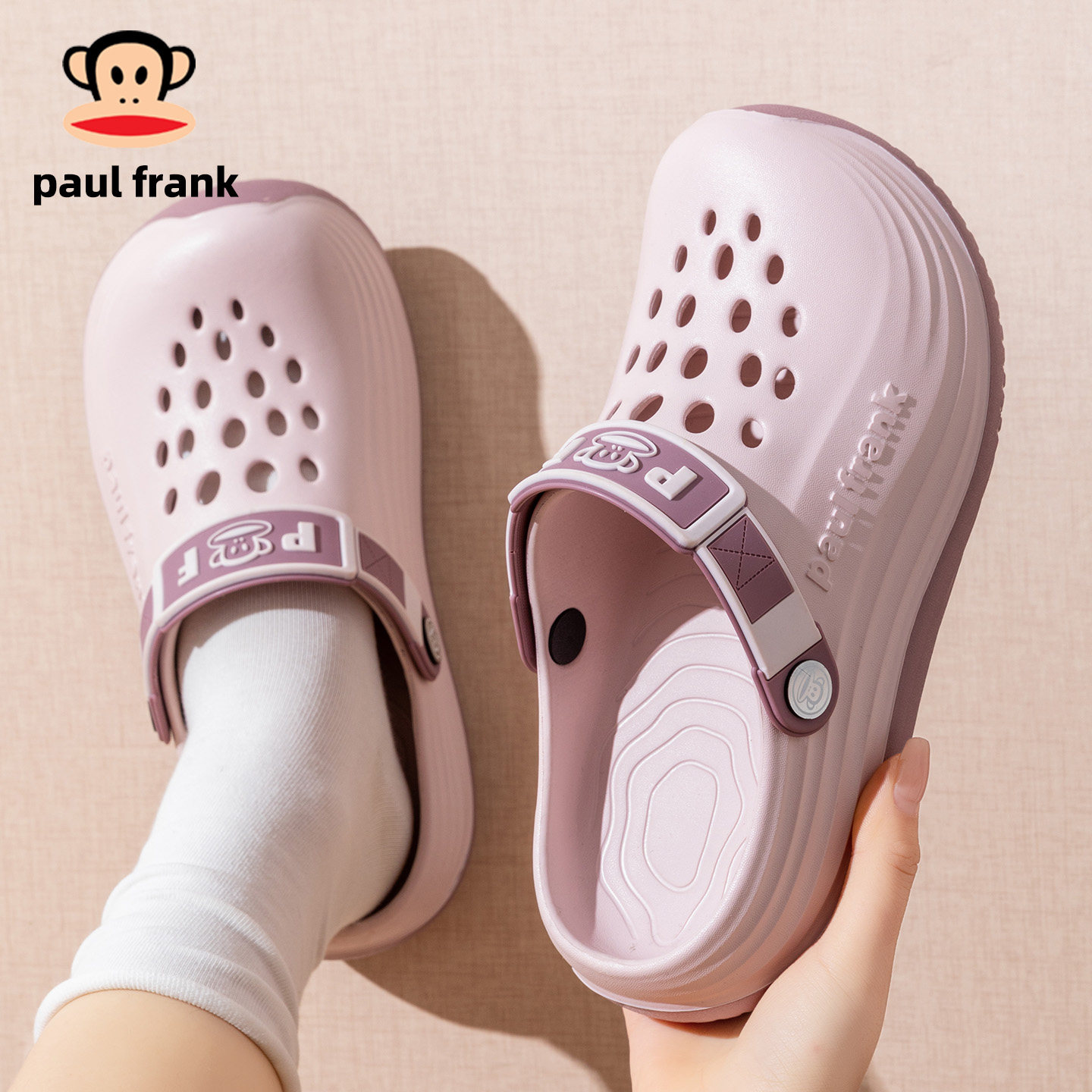 大嘴猴凉拖女外穿沙滩运动厚底增高柔软卡通舒适拖鞋学生洞洞鞋男,居家布艺,居家凉拖/凉鞋,淘宝优惠券,粉丝福利购,淘宝优惠卷