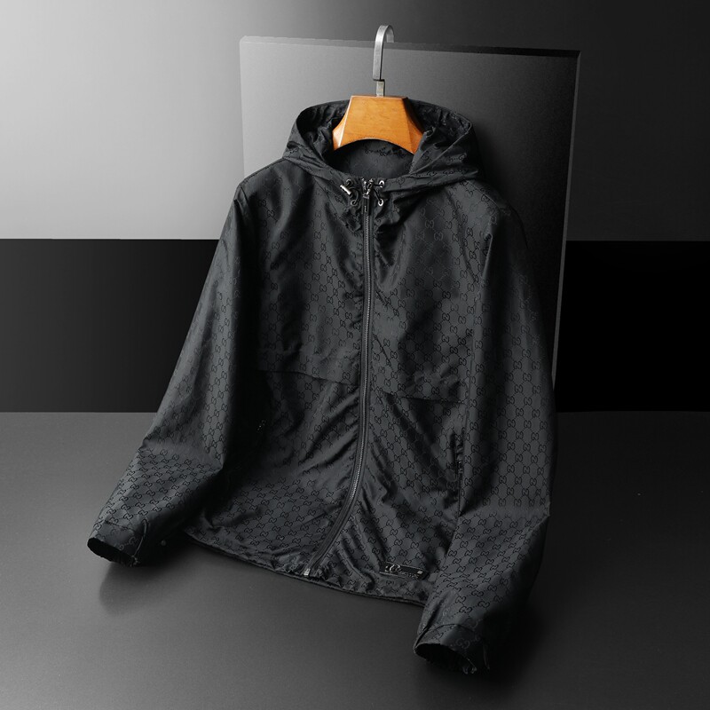2025春季男士连帽夹克加大码（M-6XL）QT6015-8809-P145,男装夹克,钱塘6015（原D203）