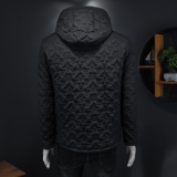 2025秋冬男士修身连帽棉衣外套棉服6015-9903-P210，男装棉衣，钱塘6015（原D203）