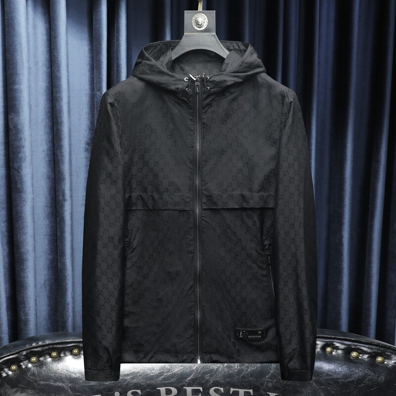 2025秋季男士连帽夹克加大码（M-6XL）QT6015-8809-P145沙发,男装夹克,钱塘6015（原D203）