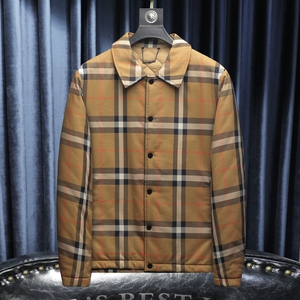 2025秋冬男士修身衬衫翻领棉衣外套棉服6015-92031-P245沙发图片