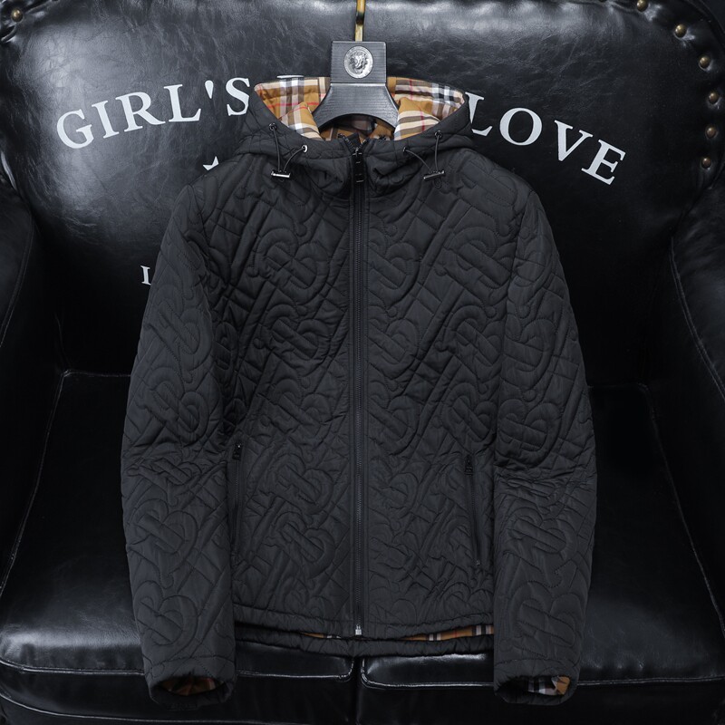 2025秋冬男士菱格修身连帽棉衣外套棉服6015-92010-P245沙发,男装棉衣,钱塘6015（原D203）