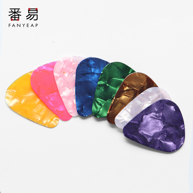 吉他拨片A1P25-电吉他配件彩色赛璐璐民谣指弹片拨弦扫弦片乐