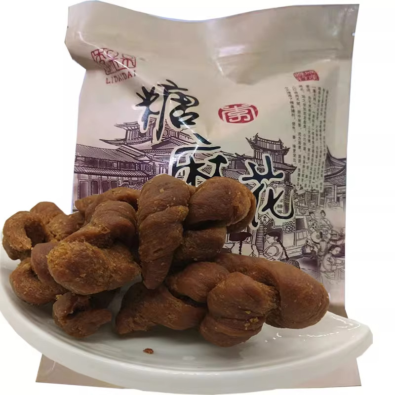盐城特产伍佑糖麻花手工麻花
