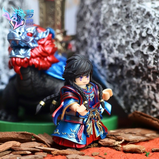 梦麟山海经龙生九子赑屃第三方人仔配件积木玩具手工涂装diy新品