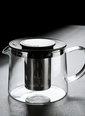 空盒子耐高温玻璃茶具花茶壶泡茶器家用带过滤内胆烧水壶泡茶煮茶