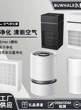 空盒子跨境小型礼品桌面净化器家用室内除二手烟除PM2.5净化器