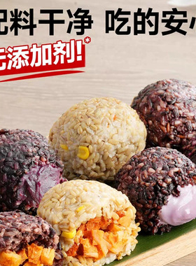 分装瓶收纳罐糙米饭团鸡肉饭团牛肉燕麦饭团即三色七色糙米饭饭