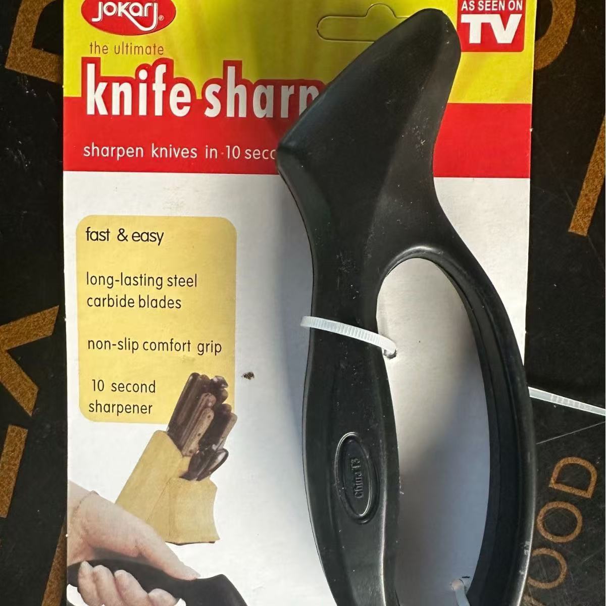 空盒子跨境单头手柄式磨刀神器 厨房用品小工具 knife sharp ene