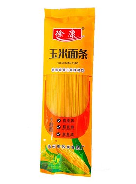 分装瓶收纳罐玉米面条东北特产黄面粗粮面挂面面条米线250