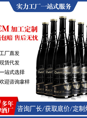 分装瓶收纳罐保税区法国进口酒酒水直西拉干红葡萄酒