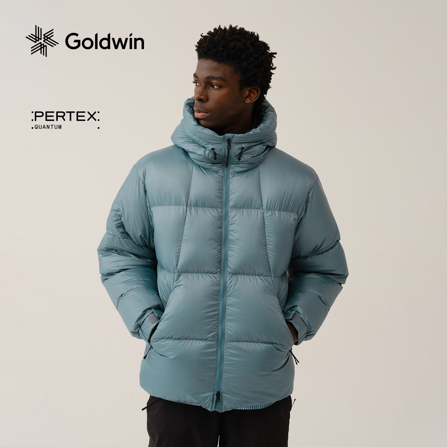 GoldwinPERTEX保暖蓬松羽绒服