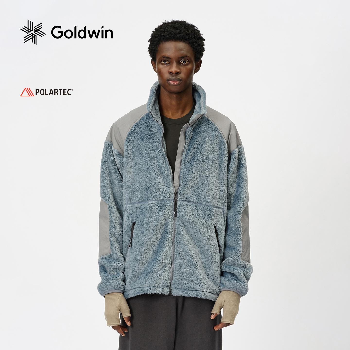 GoldwinPOLARTEC抓绒夹克