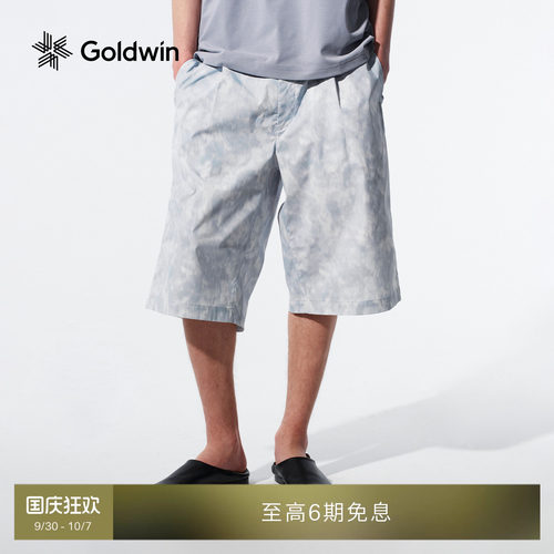 Goldwin印花图案SOLOTEX轻薄短裤