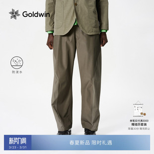 防泼水软壳弹力抽绳收脚裤 Goldwin混羊毛长裤 男女款 早春新品