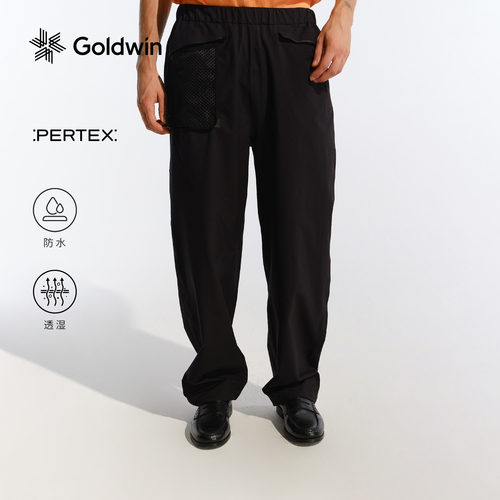 【秋冬新品】Goldwin防水透湿Pertex直筒裤户外登山硬壳长裤男女