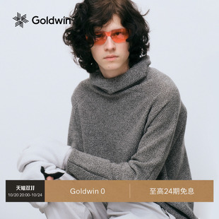 【Goldwin0】秋冬新品羊毛混纺保暖卫衣无缝连帽长袖针织衫男女款