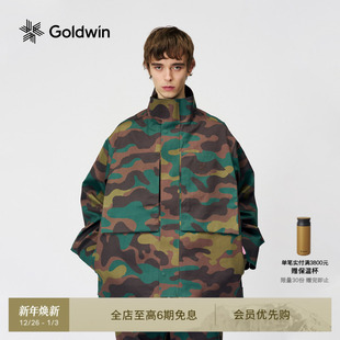 3L硬壳迷彩夹克立领大口袋宽松外套男女同款 Goldwin OAMC联名