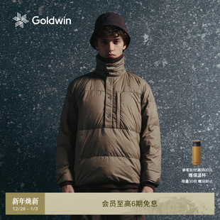 Goldwin秋冬防小雨羽绒填充套头外套户外防风保暖内搭男女同款