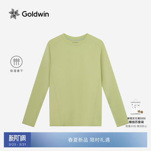 T恤户外轻量徒步卫衣男女同款 Goldwin吸湿速干长袖 早春新品