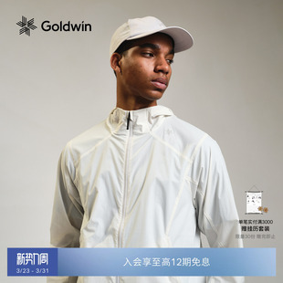 Goldwin夏季 越野跑皮肤衣连帽户外轻量徒步软壳外套男女同款