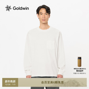 Goldwin秋户外抗菌吸湿速干长袖 内搭 T恤休闲基础休闲宽松男女同款
