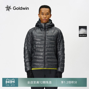 【秋冬新品】Goldwin排骨羽绒服鹅绒户外轻量修身连帽外套男女款
