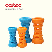 柔软不伤牙浮水无声 藏食筒 新品 CAITEC宠物丰荣玩具狗狗漏食玩具