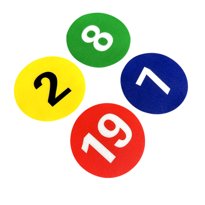 匠诺磨砂PVC防水数字墙贴贴纸