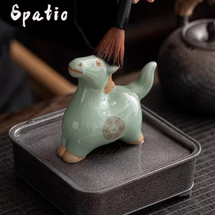 Spatio 一日千里骏马陶瓷摆件家居客厅装饰品办公室摆件毕业礼物