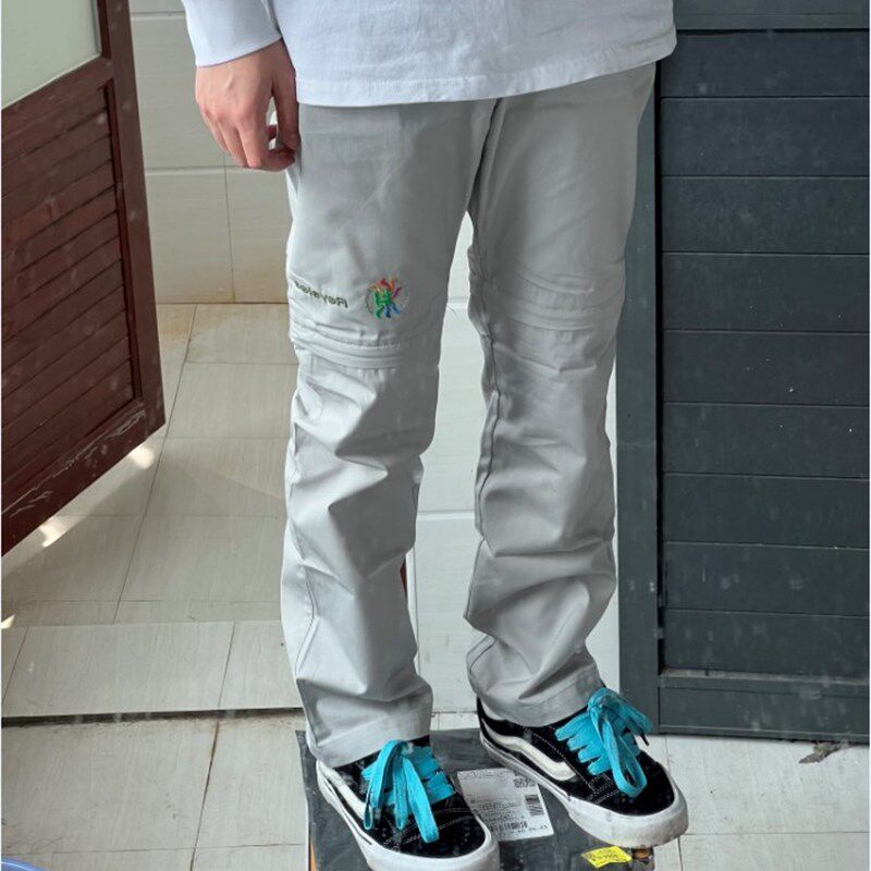 春夏季薄款休闲长裤男女直筒宽松夏天透气工装裤子裤腿可拆卸