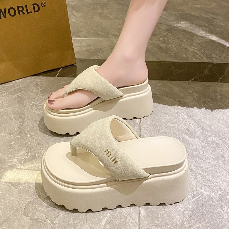 8cm厚底小个子夹脚人字拖女夏人字拖