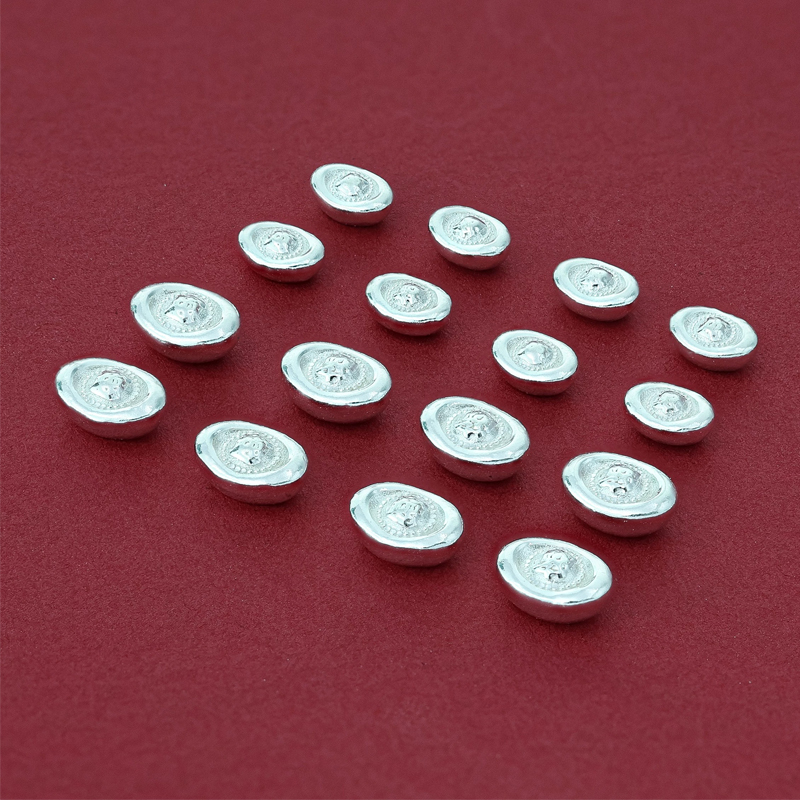 999足银实心迷你银元宝小元宝