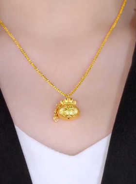 项链越南沙金防过敏女