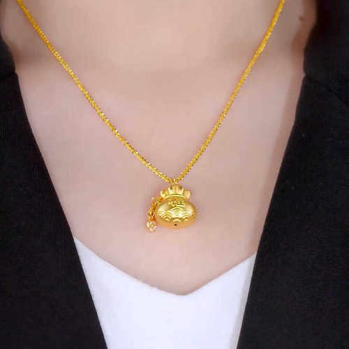 项链越南沙金防过敏女