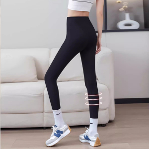 茉寻蜜桔高端瑜伽裤女高腰提臀紧身运动裤跑步健身裤长裤无尴尬线