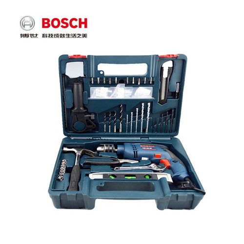 博世（BOSCH）冲击钻套装GSB600RE 13毫米多功能手电钻工具家用