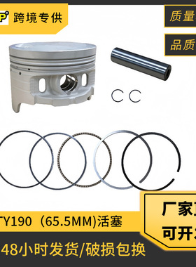 摩托车活塞适用于TYAN TY190 TY200 TY223 TY250 65.5mm 套缸配件