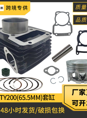 摩托车气缸活塞适用TYAN TY200 TY189 Veloci Razzer200 缸径65.5