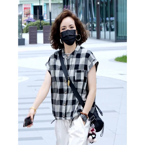 宽松显瘦百搭短袖休闲上衣女潮