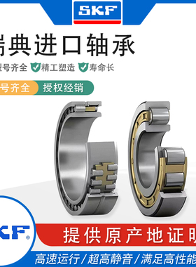 SKF瑞典圆柱进口轴承NJ413 414 415 416 417 418 419 420 ECP ECM