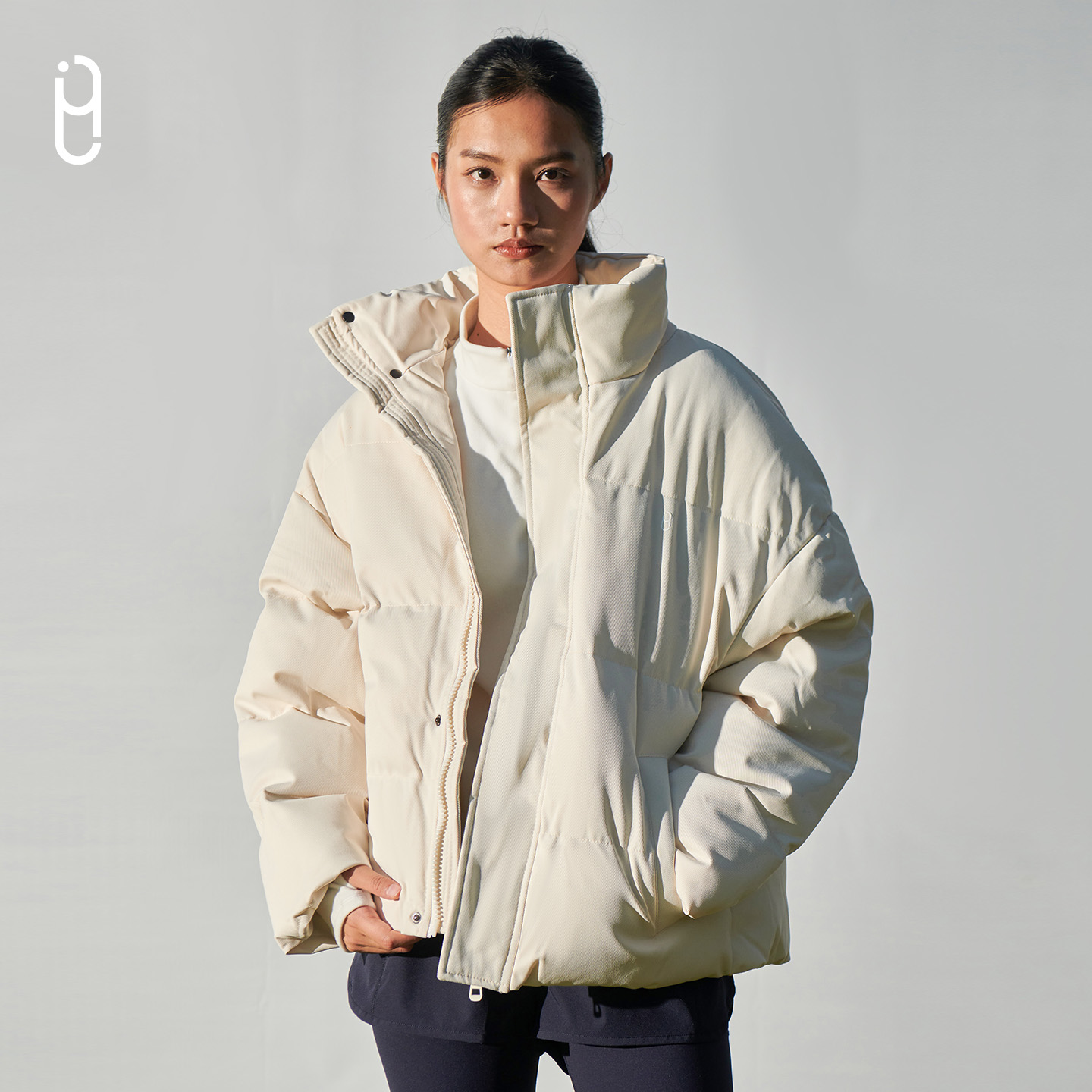 YLI外里羽绒服女2025冬季外套女