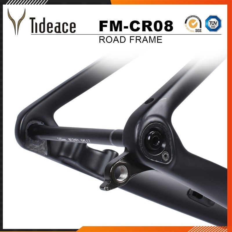 极速T1000g碳纤维轻量化全隐藏带把手碟刹公路车架自行车内走线气