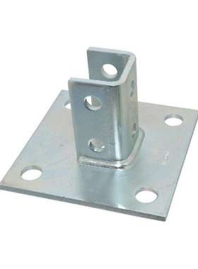 极速21地脚底d043固定立柱c型钢牛腿不锈钢O不架c型钢配件支锈钢3