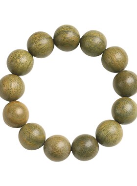 极速奶香绿檀手串男款念珠盘玩檀木手串沉香盘珠文玩W静心佛珠木